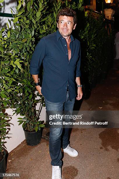 PAtrick Bruel attends "Pianistic" Concert of singer Julien Clerc at at 29th Ramatuelle Festival : Day 4 on August 3, 2013 in Ramatuelle, France.