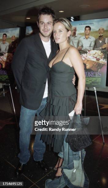 English actor couple, Danny Dyer and Davinia Murphy, attend a screening of 'Greenfingers' at the Sony Lincoln Square Theater, New York, New York,...