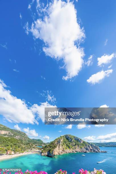 paleokastritsa, corfu, greece . - bay stock pictures, royalty-free photos & images