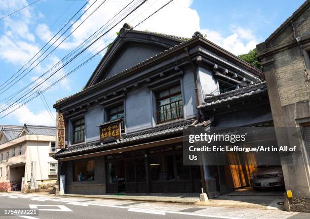 Old houses in the historic district, Kyushu region, Arita, Japan on August 22, 2023 in Arita, Japan.