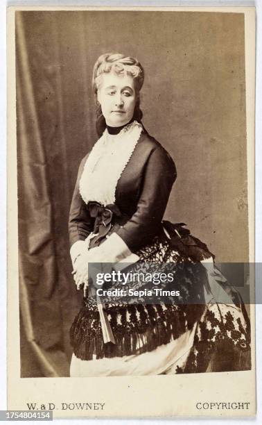 Portrait of Empress Eugenie, , , Downey, W. & D., Photographer, Between 1870 and 1890, 2nd half of the 19th century, Photography, Graphic arts,...