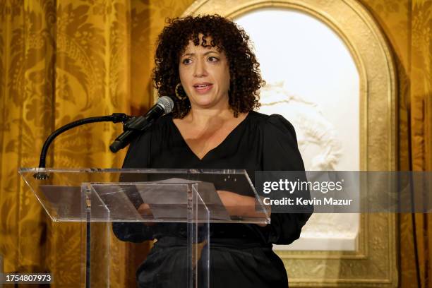 Hannah Allam attends the IWMF Courage in Journalism Awards on October 23, 2023 in Washington, DC.