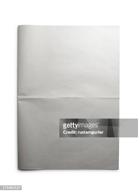 blank open newspaper - newspaper stock pictures, royalty-free photos & images