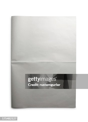 Aberto em branco jornal Aberto em branco jornal