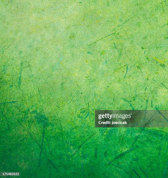 green handmade paper background - washi paper stock pictures, royalty-free photos & images