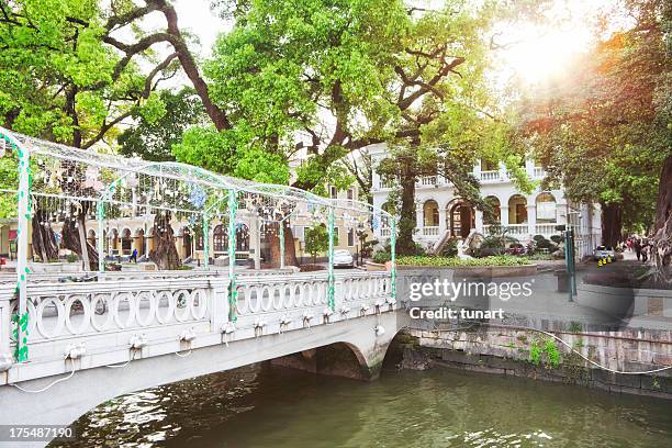 ilha shamian - shamin imagens e fotografias de stock