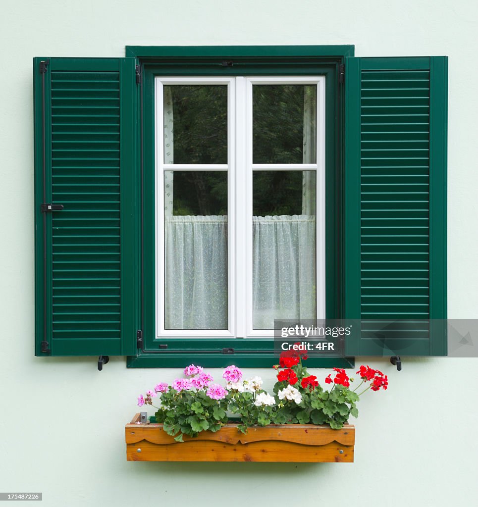 Autrichien traditionnel fleur fenêtre (XXXL)