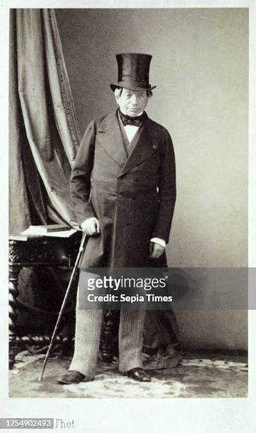 Portrait of Baron James de Rothschild , , Disdéri, André-Adolphe-Eugène, Photographer, Lozano, J., Diffuseur, Between 1860 and 1868, 2nd half of the...