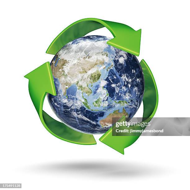 recycle earth - south east asia - recycle symbol stock pictures, royalty-free photos & images