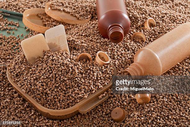 bio resina pellets - polypropylene imagens e fotografias de stock