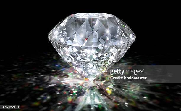 diamond spectrum - diamantförmig stock-fotos und bilder
