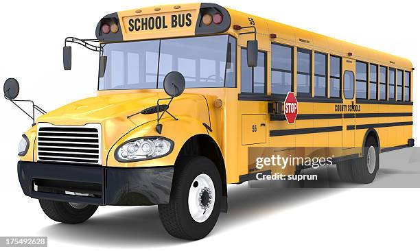 bus scolaire - bus scolaire photos et images de collection