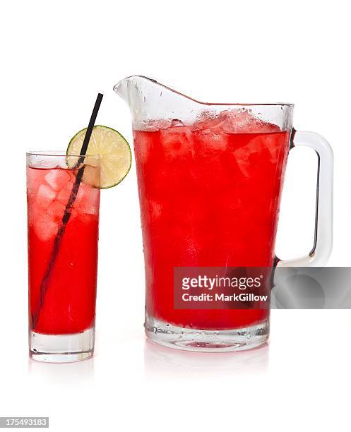 cocktail pitcher - red drink stock pictures, royalty-free photos & images
