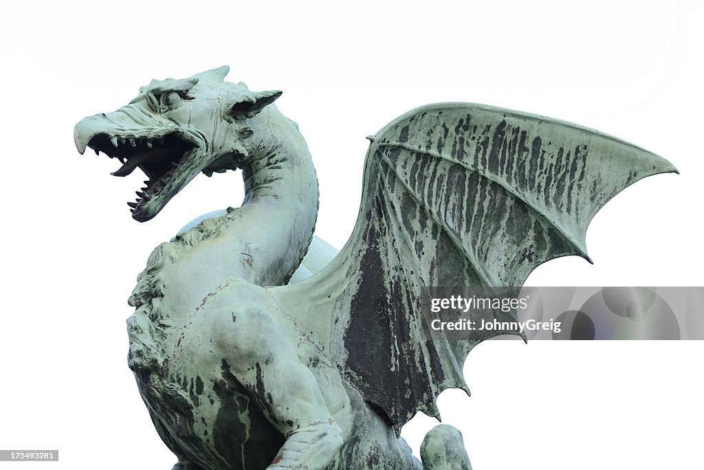 バイキング形式の彫刻、竜のような舌革