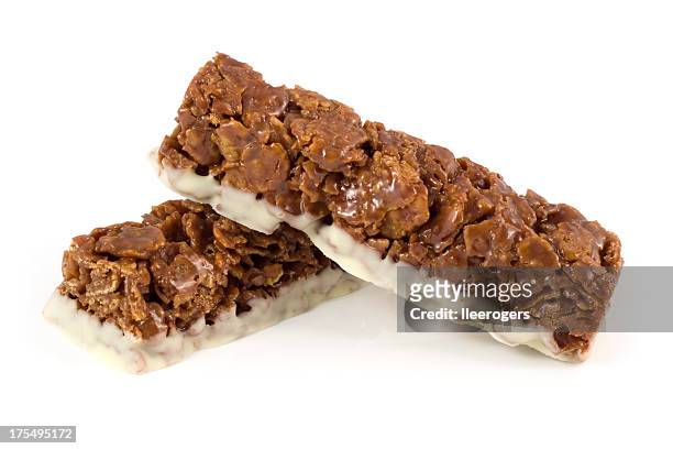 di cereali al cioccolato bar - chocolate bar foto e immagini stock