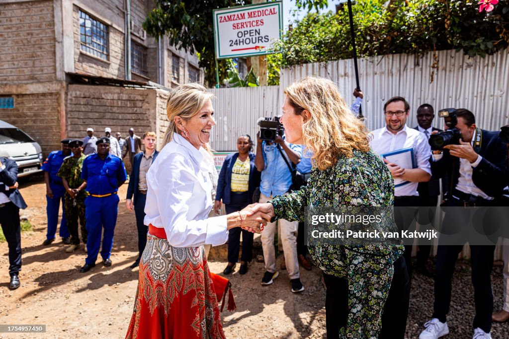 Queen Maxima Of The Netherlands Visits Kenya - Day Two