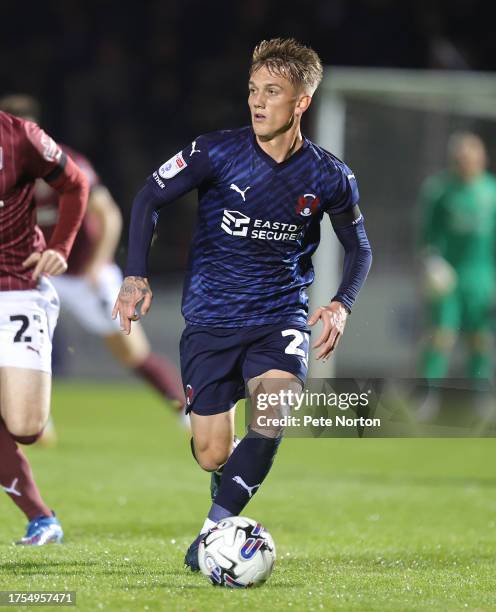 Ethan Galbraith of Leyton Orient in action during the Sky Bet League One match between Northampton Town and Leyton Orient at Sixfields on October 24,...