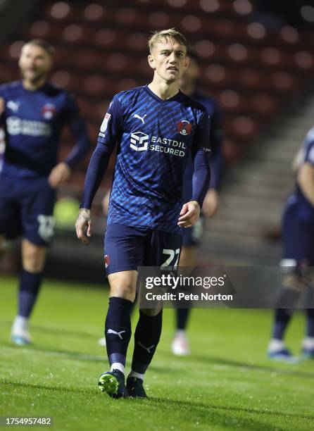 Ethan Galbraith of Leyton Orient in action during the Sky Bet League One match between Northampton Town and Leyton Orient at Sixfields on October 24,...