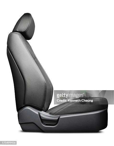 assento de veículo-isolado c/caminho - vehicle seat - fotografias e filmes do acervo
