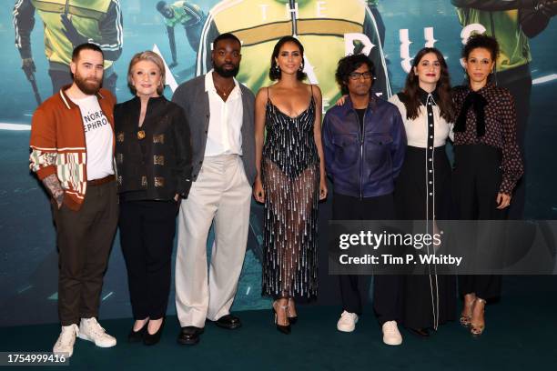 Joe Barton, Caroline Quentin, Paapa Essiedu, Anjli Mohindra, Rudi Dharmalingam, Charly Clive and Vinette Robinson arrive at the Season 2 UK Premiere...