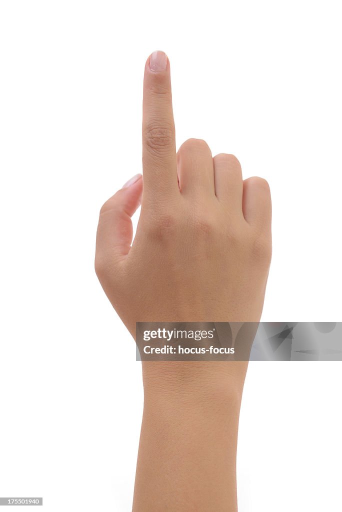 Touching hand