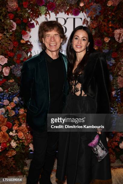 Mick Jagger and Melanie Hamrick attend the American Ballet Theatre Fall Gala at David H. Koch Theater at Lincoln Center on October 24, 2023 in New...