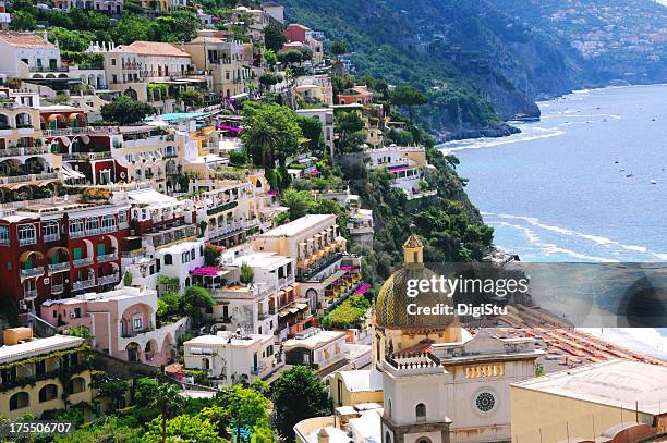 positano, amalfi-küste, italien - amalfi coast stock-fotos und bilder