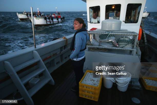 Isabel Schmalenbach, an environmental scientist with the Helgoland Biological Institute , part of the Alfred Wegener Institute for Polar and Marine...