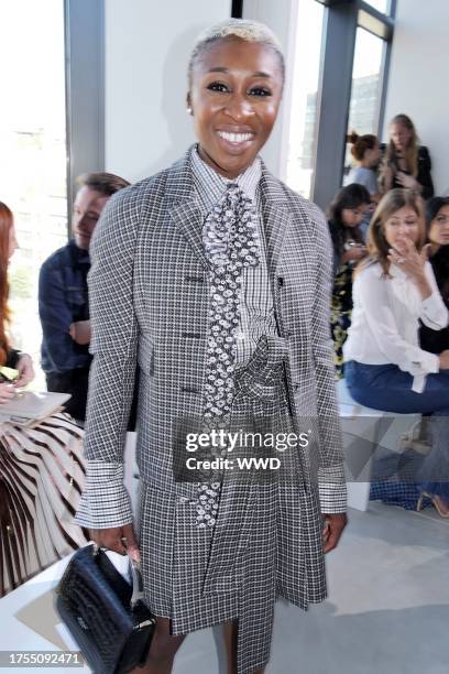 Cynthia Erivo in the front row