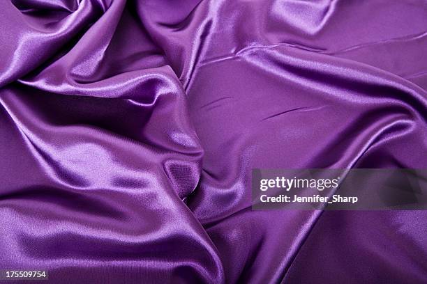 purple silk - purple satin stock pictures, royalty-free photos & images