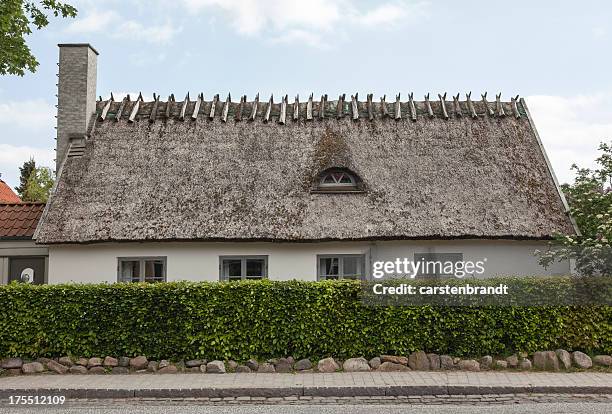thatched house - thatched roof stock pictures, royalty-free photos & images