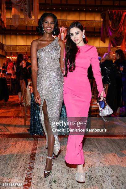 Ubah Hassan and Deborah Valdez-Hung attend the American Ballet Theatre Fall Gala at David H. Koch Theater at Lincoln Center on October 24, 2023 in...