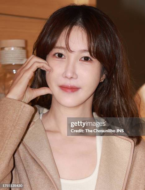 South Korean actress Lee Ji-ah attends the photo call for Loro Piana 2023 FW Cocooning Collection Lauch Event at Hyundai Department Store,...