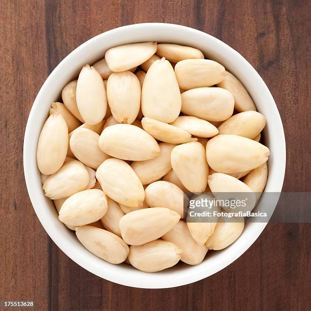 almonds - peeled stock pictures, royalty-free photos & images