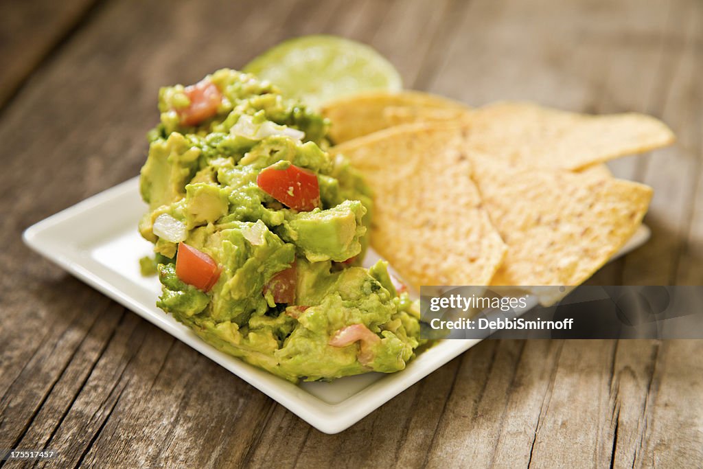 Guacamole e patatine