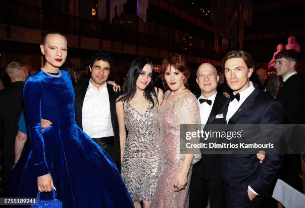 Jordan Roth, Zac Posen, Mathilda Gianopoulos, Molly Ringwald, Richie Jackson and Harrison Ball attend the American Ballet Theatre Fall Gala at David...