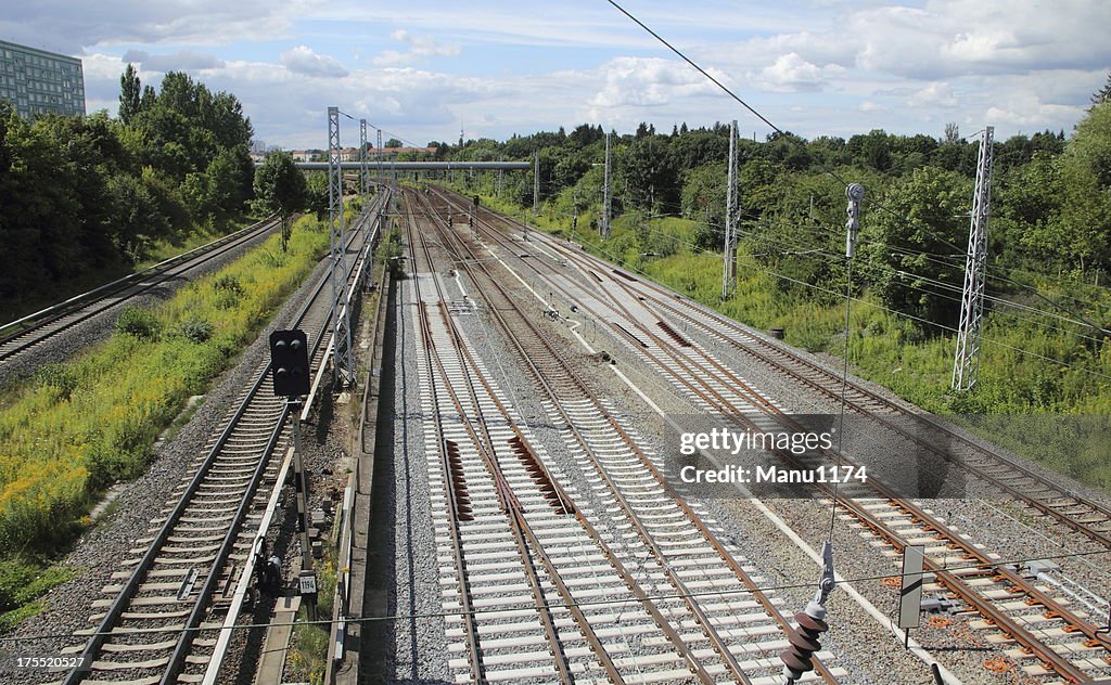 Trainlines en la ciudad de Berlín