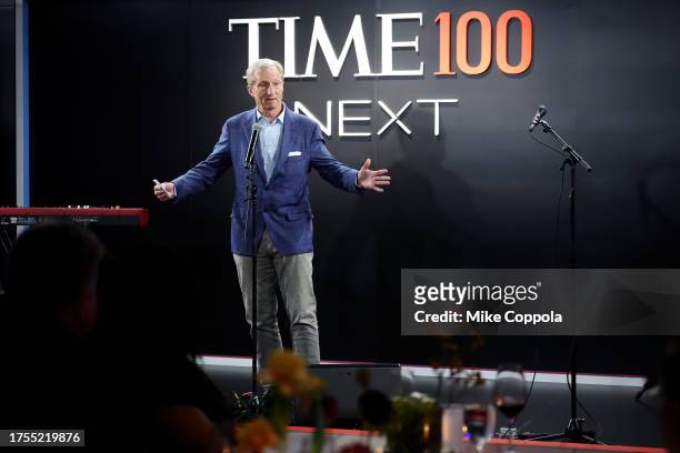 Tom Steyer speaks during the 2023 TIME100 Next event at Second Floor on October 24, 2023 in New York City.