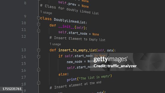 Python code in IDE Python code in IDE