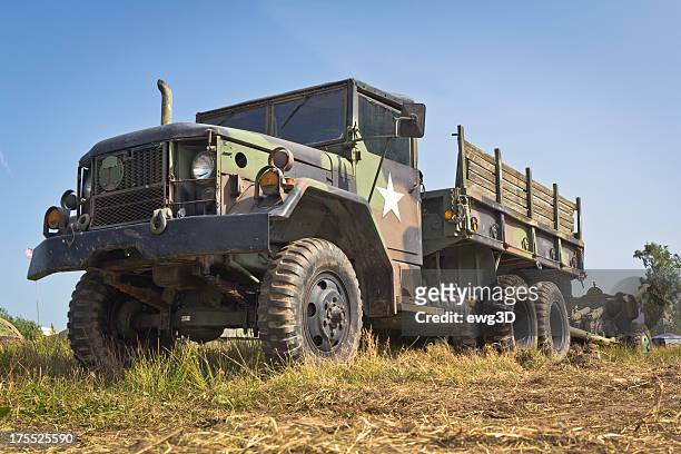 military truck m-923 a1 - military vehicle stock pictures, royalty-free photos & images