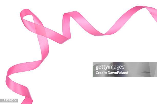 breast cancer awareness ribbon - sensibilisierung für brustkrebs stock-fotos und bilder