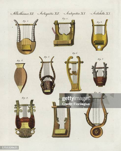 Lyre Rome 345 Ancient Lyre Stock Photos, High-Res Pictures, and Images - Getty Images