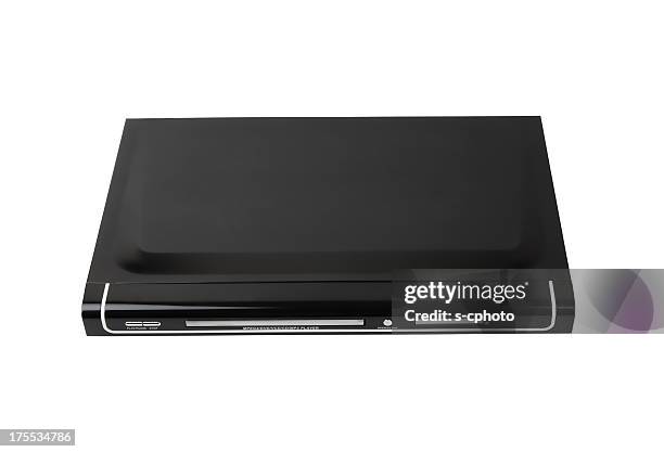 dvd player+clipping path (click for more) - dvd speler stockfoto's en -beelden