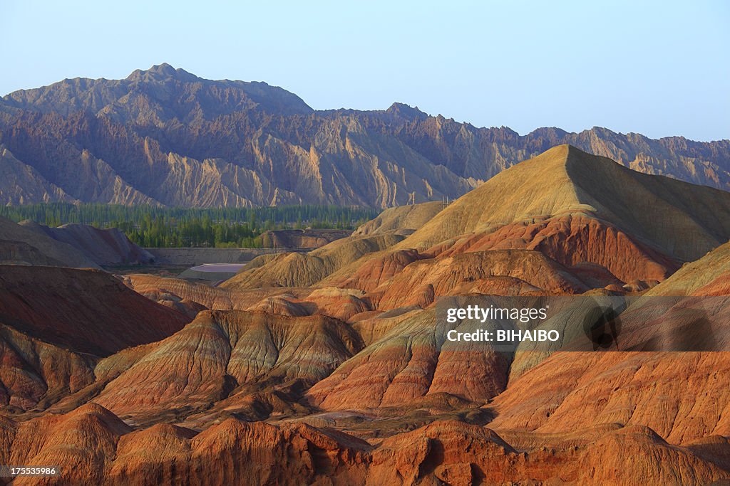 Danxia landform in Zhangye
