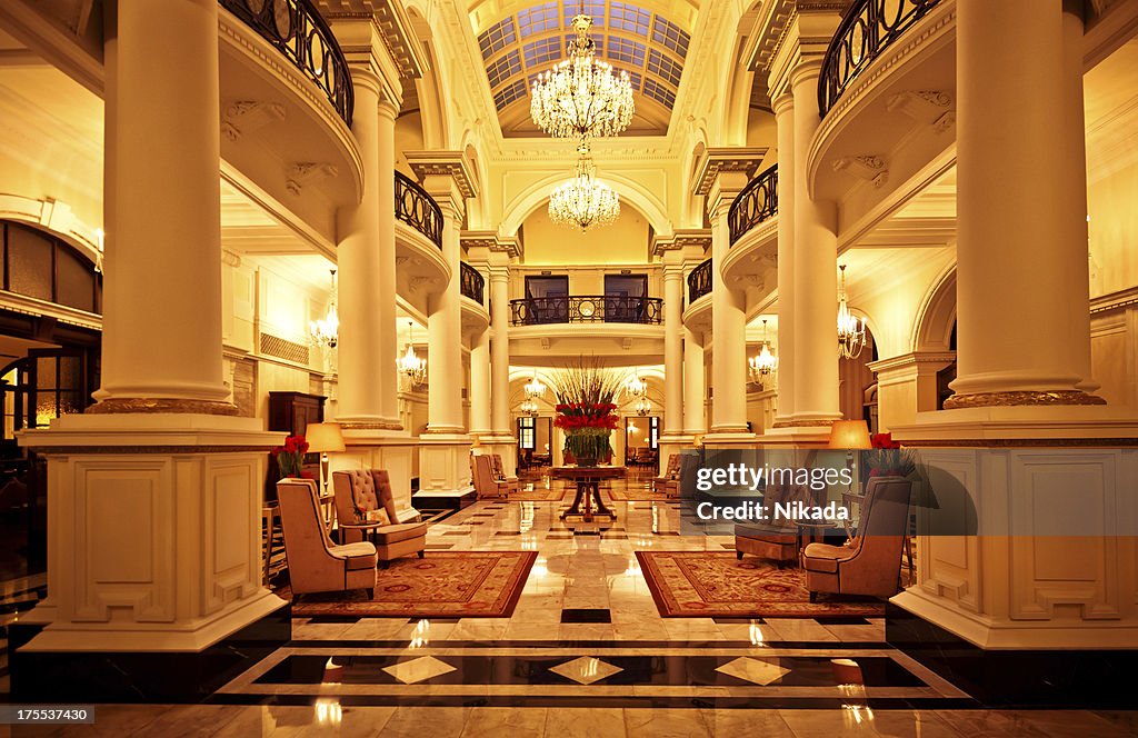 Luxury interior of a hotel