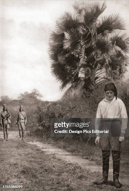 Winston Churchill seen here in 1907 during a trip to the East African Colonies. Sir Winston Leonard Spencer-Churchill, 1874 – 1965. British...