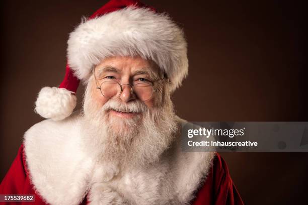 pictures of real santa claus - santa stock pictures, royalty-free photos & images