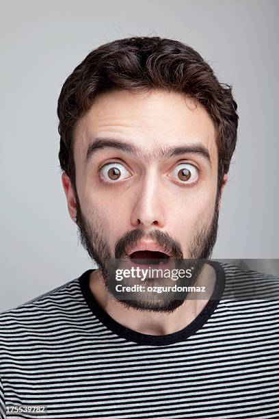 shocked - scared portrait stock pictures, royalty-free photos & images