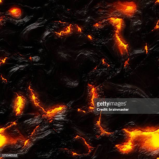molten lava background - volcanic landscape stock pictures, royalty-free photos & images