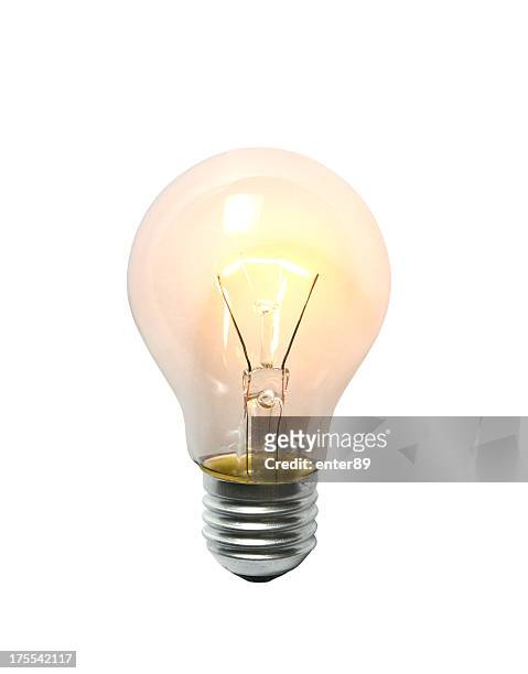 lampadina - un singolo oggetto foto e immagini stock